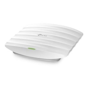 TP-LINK – TP-LINK (EAP110) Omada 300Mbps Wireless N Ceiling Mount Access Point, Passive PoE, 10/100, Free Software