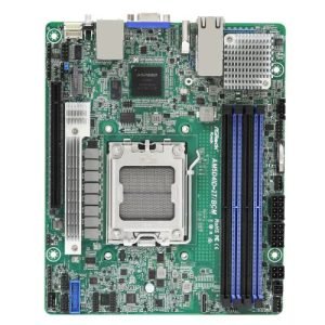 ASROCK_RACK – Asrock Rack AM5D4ID-2T/BCM, AM5, Deep Mini ITX, 4 DDR5, 2x 10G Broadcom LAN, PCIe 5.0, VGA, HDMI, IPMI Remote Management, 1x M.2