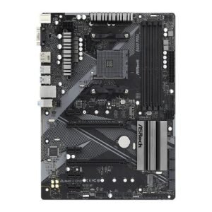 ASROCK – Asrock B450 PRO4 R2.0, AMD B450, AM4, ATX, 4 DDR4, XFire, VGA, HDMI, DP, 2x M.2