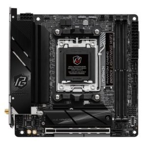 ASROCK – Asrock B650I LIGHTNING WIFI, AMD B650, AM5, Mini ITX, 2 DDR5, HDMI, Wi-Fi 6E, 2.5G LAN, 2x M.2