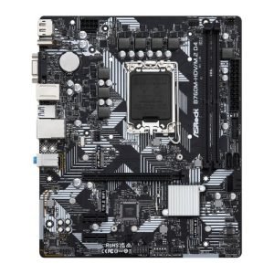 ASROCK – Asrock B760M-HDV/M.2 D4, Intel B760, 1700, Micro ATX, 2 DDR4, VGA, HDMI, DP, GB LAN, PCIe4, 2x M.2