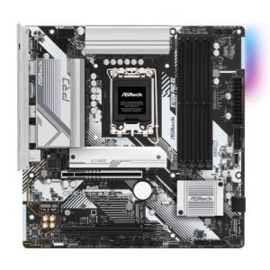 ASROCK – Asrock B760M PRO RS, Intel B760, 1700, Micro ATX, 4 DDR5, HDMI, DP, 2.5G LAN, PCIe5, RGB, 3x M.2