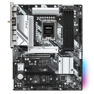 ASROCK – Asrock B760 PRO RS WIFI, Intel B760, 1700, ATX, 4 DDR5, HDMI, DP, eDP, Wi-Fi 6E, 2.5G LAN, PCIe5, 3x M.2, RGB