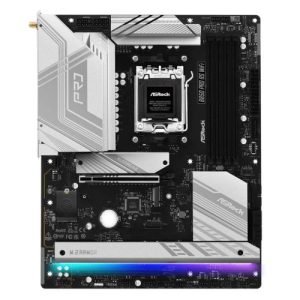 ASROCK – Asrock B850 PRO RS WIFI, AMD B850, AM5,  ATX, 4 DDR5, HDMI, USB-C (DP-alt), Wi-Fi 6E, 2.5G LAN, RGB, 4x M.2