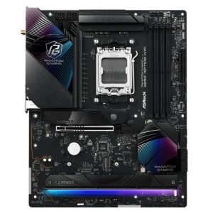 ASROCK – Asrock B850 RIPTIDE WIFI, AMD B850, AM5, ATX, 4 DDR5, HDMI, Wi-Fi 7, 2.5G LAN, RGB, 4x M.2