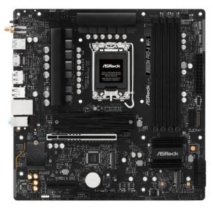 ASROCK – Asrock B860M PRO-A WIFI, Intel B860, 1851, Micro ATX, 4 DDR5, HDMI, DP, Wi-Fi 6E, 2.5G LAN, 3x M.2