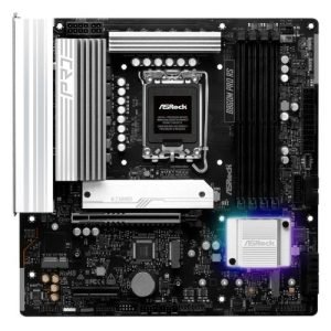 ASROCK – Asrock B860M PRO RS, Intel B860, 1851, Micro ATX, 4 DDR5, HDMI, DP, 2.5G LAN, RGB, 3x M.2