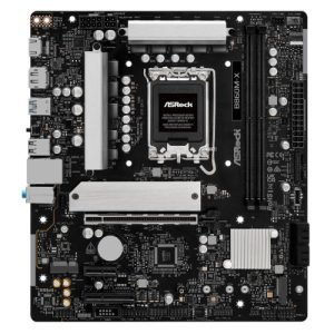 ASROCK – Asrock B860M-X, Intel B860, 1851, Micro ATX, 2 DDR5, HDMI, DP, 2.5G LAN, 2x M.2