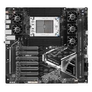 ASROCK – Asrock WRX90 WS EVO, Workstation, AMD WRX90, sTR5, EEB, 8 DDR5 ECC, Dual 10G LAN, SlimSAS, MCIO, 7x PCIe5 x16, 2x M.2