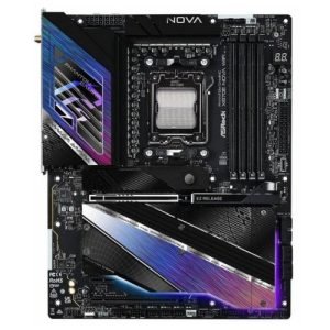 ASROCK – Asrock X870E NOVA WIFI, AMD X870E, AM5, ATX, 4 DDR5, HDMI, 2 USB4, Wi-Fi 7, 5G LAN, RGB, 5x M.2