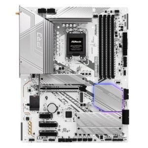 ASROCK – Asrock Z890 PRO RS WIFI WHITE, Intel Z890, 1851, ATX, 4 DDR5, HDMI, DP, 2 TB4, Wi-Fi 6E, 2.5G LAN, RGB, 4x M.2