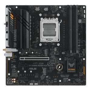 ASUS – Asus TUF GAMING A620M-PLUS WIFI, AMD A620, AM5, Micro ATX, 4 DDR5, HDMI, 2 DP, Wi-Fi 6, 2.5G LAN, PCIe4, 2x M.2