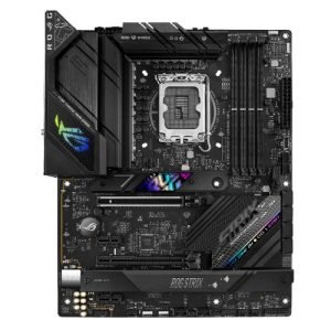 ASUS – Asus ROG STRIX B760-F GAMING WIFI, Intel B760, 1700, ATX, 4 DDR5, HDMI, DP, Wi-Fi 6E, 2.5G LAN, PCIe5, 3x M.2, RGB