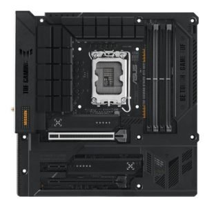 ASUS – Asus TUF GAMING B760M-BTF WIFI, Intel B760, 1700, Micro ATX, 4 DDR5, HDMI, DP, Wi-Fi 6, 2.5G LAN, PCIe5, 3x M.2 *Requires a BTF Compatible Chassis*