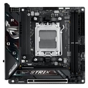 ASUS – Asus ROG STRIX B850-I GAMING WIFI, AMD B850, AM5, Mini ITX, 2 DDR5, HDMI, Wi-Fi 7, 2.5G LAN, 2x M.2