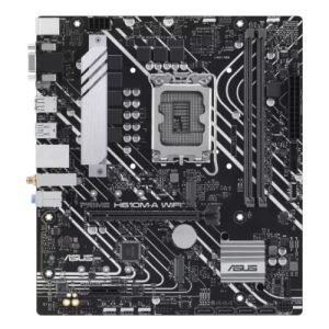 ASUS – Asus PRIME H610M-A WIFI, Intel H610, 1700, Micro ATX, 2 DDR5, VGA, HDMI, DP, Wi-Fi, PCIe4, 2x M.2