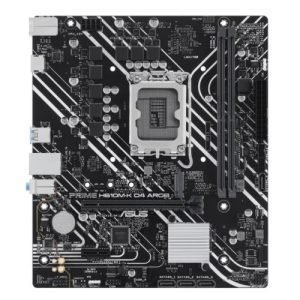 ASUS – Asus PRIME H610M-K D4 ARGB, Intel H610, 1700, Micro ATX, 2 DDR4, HDMI, PCIe4, 1x M.2