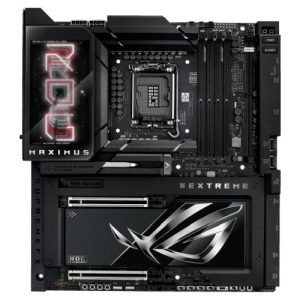 ASUS – Asus ROG MAXIMUS Z890 EXTREME, Intel Z890, 1851, EATX, 4 DDR5, HDMI, 2 TB5, Wi-Fi 7, 10G & 2.5G LAN, ROG Q-DIMM.2 Card, LCD Screen, 6x M.2