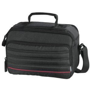 HAMA – Hama Samara 140 Camera Bag, Shoulder Strap, Removable Divider, Black, 23 x 11 x 16 cm Compartment