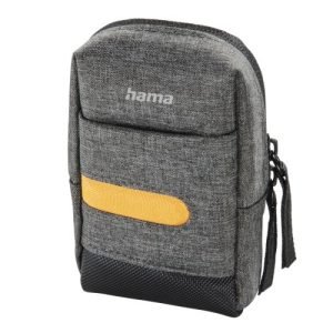 HAMA – Hama Terra 60H Compact Camera Case, Belt Loop, Neck Strap, Grey, 6.5 x 3 x 11 cm Compartment