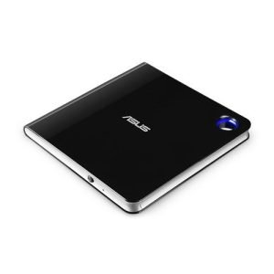 ASUS – Asus (SBW-06D5H-U) Ultra-slim External Blu-Ray Writer, 6x, USB 3.1 A/C, M-DISC Support, Cyberlink Power2Go 8