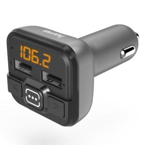 HAMA – Hama USB Fast Charge Car Adapter, USB-C & USB-A, Power Delivery, Qualcomm 3.0, 38W, Metal