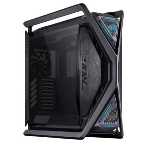 ASUS – Asus ROG Hyperion GR701 Gaming Case w/ Glass Windows, E-ATX, 4x 14cm Fans, Dual 420mm Radiator Support, USB-C (60W FC), Fan Hub & Lighting Panel, Black