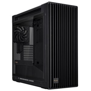 ASUS – Asus ProArt PA602 Gaming Case w/ Glass Side, E-ATX, Front Grill, 2x 20cm Fans, IR Dust Indicator, USB-C 20Gps, Black