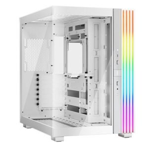 BEQUIET – Be Quiet! Light Base 600 DX ARGB Gaming Case w/ Glass Front & Side, ATX, Invertible, 1.33M ARGB Strip & Controller, USB-C, Asus BTF Compatible, White