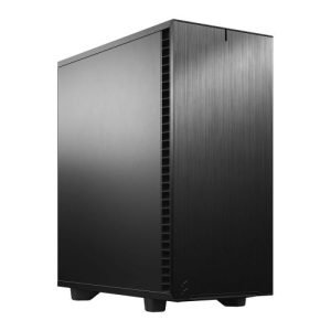 FRACTAL – Fractal Design Define 7 Compact (Black Solid) Gaming Case, ATX, 2 Fans, Sound Dampening, Ventilated PSU Shroud, USB-C