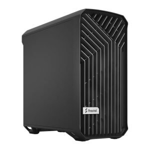 FRACTAL – Fractal Design Torrent Compact (Black Solid) Gaming Case, E-ATX, 2 Fans, Fan Hub, Front Grille, USB-C