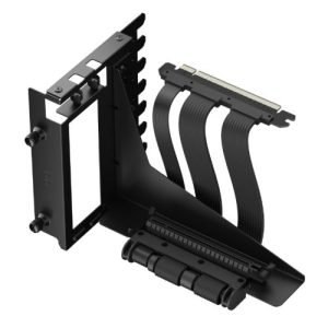 FRACTAL – Fractal Design Flex 2 Vertical GPU Bracket with 195mm PCIe 4.0 Riser Cable, Black