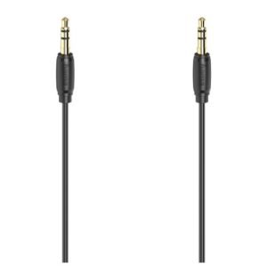 HAMA – Hama 3.5mm Jack Stereo Cable, Male to Male, Gold-Plated, Ultra-thin, 3 Metre