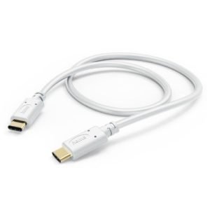 HAMA – Hama USB-C to USB-C Quick Charging Cable, USB 2.0, 1.5 Metre, White