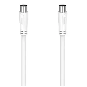 HAMA – Hama Antenna Cable, Coax Male to Coax Female, 90dB, 15 Metre, White