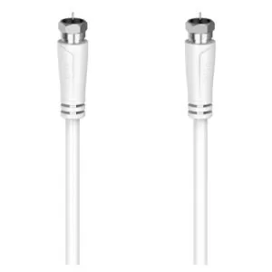 HAMA – Hama SAT Connection Cable, F-Plug to F-Plug, 90dB, 3 Metres, White