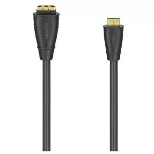 HAMA – Hama HDMI Male to HDMI Type-C (Mini) Male Cable, Gold-Plated, 10cm