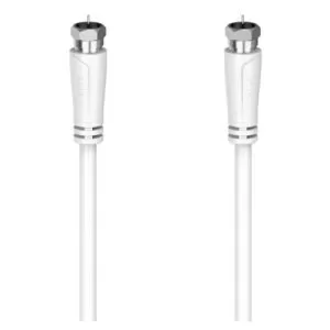 HAMA – Hama SAT Connection Cable, F-Plug to F-Plug, 90dB, 1.5 Metre, White