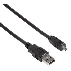 HAMA – Hama USB-A to Mini USB Type-B Cable, USB 2.0, 1.8 Metre, Black