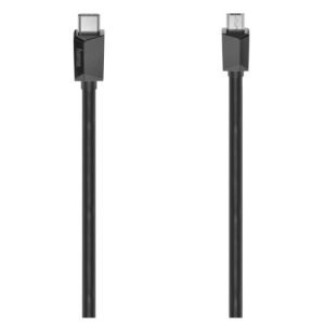 HAMA – Hama USB-C Male to Micro USB Male, USB 2.0, 0.75 Metre, Black