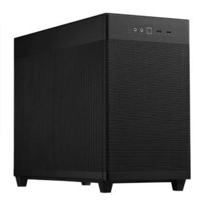 ASUS – Asus Prime AP201 Gaming Case, Micro ATX, Quasi-Filter Mesh, USB-C, Tool-free Panels, 338mm GPU & 360mm Radiator Support, Black