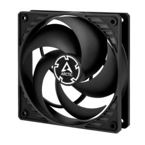 ARCTIC – Arctic P12 12cm Pressure Optimised PWM Case Fan, Black, Fluid Dynamic, 200-1800 RPM