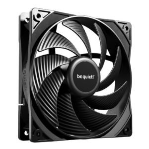 BEQUIET – Be Quiet! BL106 Pure Wings 3 PWM High Speed 12cm Case Fan, Rifle Bearing, Black, 2100 RPM, Ultra Quiet