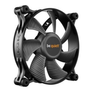 BEQUIET – Be Quiet! (BL085) Shadow Wings 2 12cm PWM Case Fan, Rifle Bearing, 1100 RPM, Black