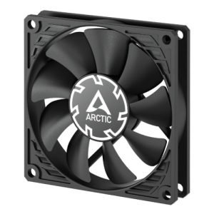 ARCTIC – Arctic P8 Slim 8cm PWM PST Case Fan w/ Cable Splitter, Black, Fluid Dynamic, 300-3000 RPM