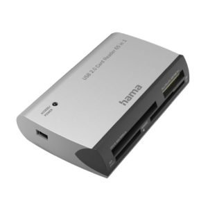 HAMA – Hama All in One Card Reader, USB Powered, Black & Silver