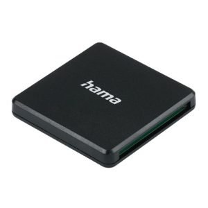 HAMA – Hama External USB 3.0 Multi-Card Reader, SD/microSD/CF, Black, USB Powered