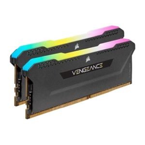 CORSAIR – Corsair Vengeance RGB Pro SL 16GB Kit (2 x 8GB), DDR4, 3200MHz (PC4-25600), CL16, XMP 2.0, Black