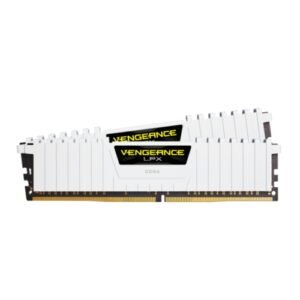 CORSAIR – Corsair Vengeance LPX 16GB Kit (2 x 8GB), DDR4, 3200MHz (PC4-25600), CL16, Ryzen Optimised, DIMM Memory, White