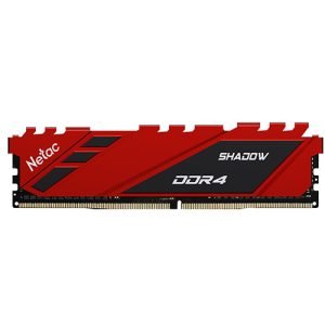 NETAC – Netac Shadow Red, 16GB, DDR4, 3200MHz (PC4-25600), CL16, XMP 2.0, DIMM Memory